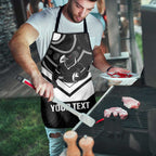 Souths Rugby Custom Apron Go Magpies Mascot Aboriginal Art - Aussie Hoodie