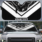 Souths Rugby Custom Auto Sun Shade Go Magpies Mascot Aboriginal Art - Aussie Hoodie