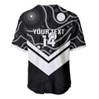 Souths Rugby Custom Baseball Jersey Go Magpies Mascot Aboriginal Art - Aussie Hoodie