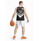 Souths Rugby Custom Basketball Jersey Go Magpies Mascot Aboriginal Art - Aussie Hoodie