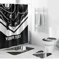Souths Rugby Custom Bathroom Set Go Magpies Mascot Aboriginal Art - Aussie Hoodie
