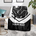 Souths Rugby Custom Blanket Go Magpies Mascot Aboriginal Art - Aussie Hoodie