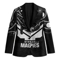 Souths Rugby Custom Blazer Go Magpies Mascot Aboriginal Art - Aussie Hoodie