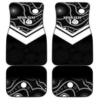 Souths Rugby Custom Car Mats Go Magpies Mascot Aboriginal Art - Aussie Hoodie