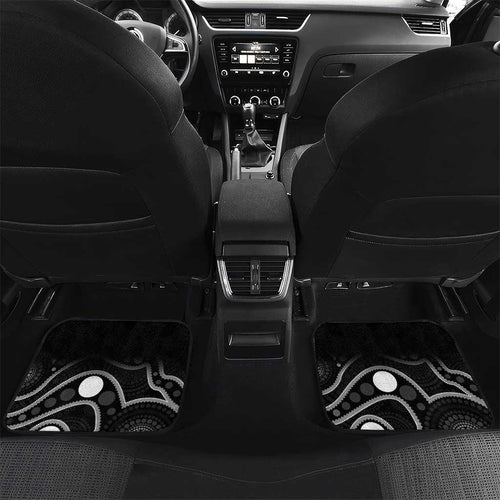 Souths Rugby Custom Car Mats Go Magpies Mascot Aboriginal Art - Aussie Hoodie