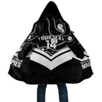 Souths Rugby Custom Cloak Go Magpies Mascot Aboriginal Art - Aussie Hoodie