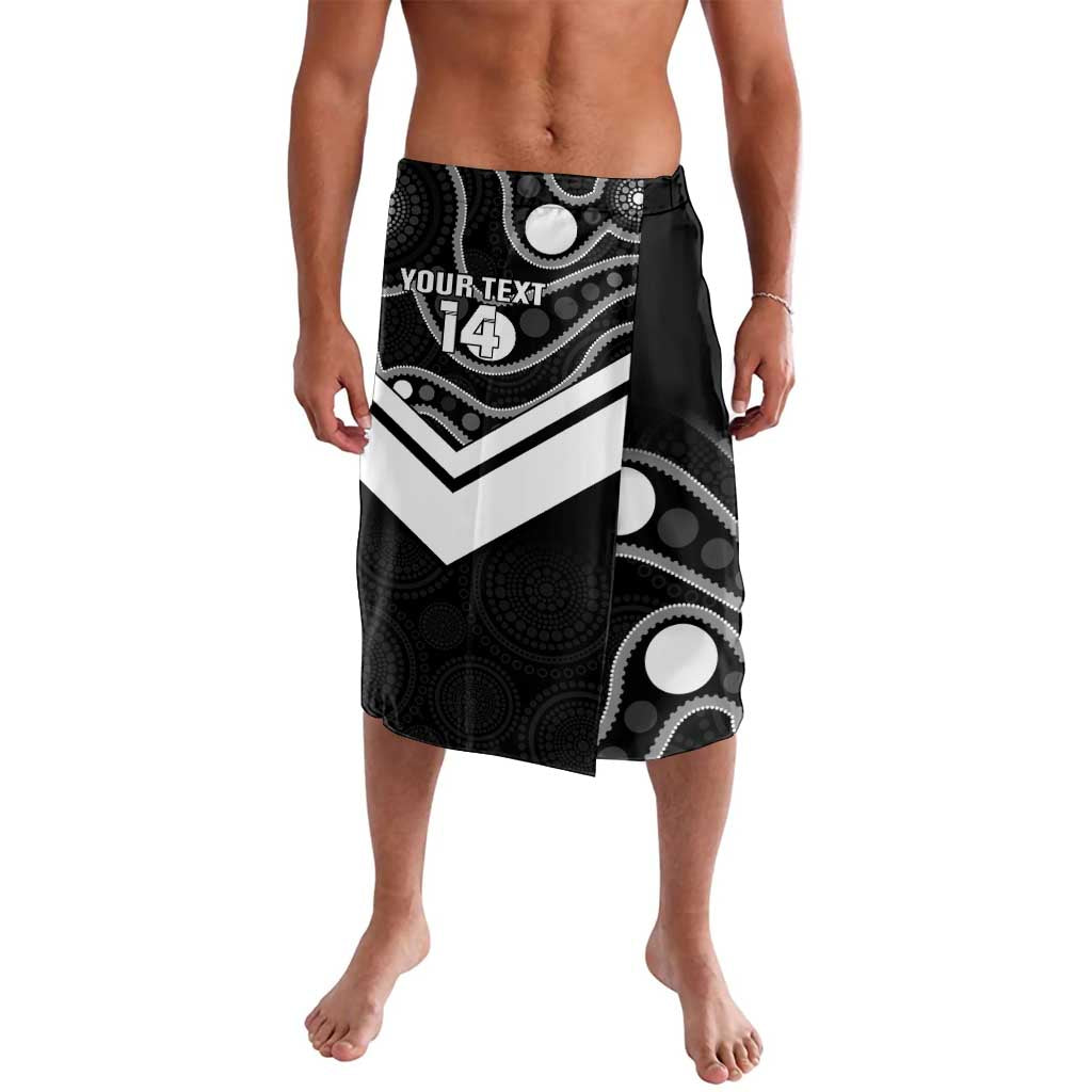 Souths Rugby Custom Lavalava Go Magpies Mascot Aboriginal Art - Aussie Hoodie