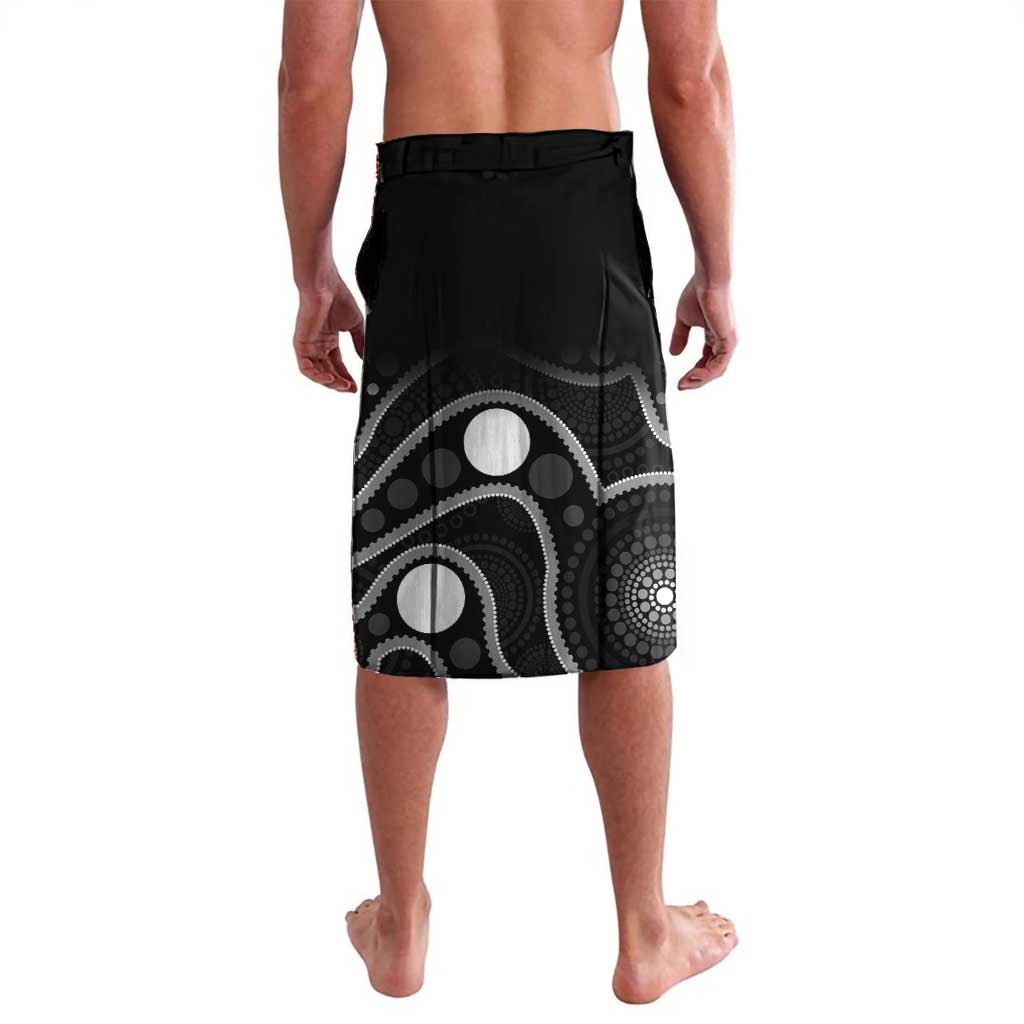 Souths Rugby Custom Lavalava Go Magpies Mascot Aboriginal Art - Aussie Hoodie