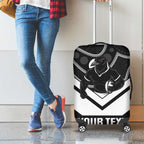 Souths Rugby Custom Luggage Cover Go Magpies Mascot Aboriginal Art - Aussie Hoodie