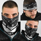 Souths Rugby Custom Neck Gaiter Go Magpies Mascot Aboriginal Art - Aussie Hoodie