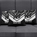 Souths Rugby Custom Pillow Cover Go Magpies Mascot Aboriginal Art - Aussie Hoodie