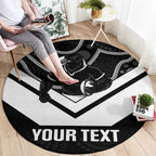 Souths Rugby Custom Round Carpet Go Magpies Mascot Aboriginal Art - Aussie Hoodie