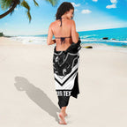 Souths Rugby Custom Sarong Go Magpies Mascot Aboriginal Art - Aussie Hoodie