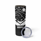Souths Rugby Custom Skinny Tumbler Go Magpies Mascot Aboriginal Art - Aussie Hoodie
