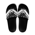 Souths Rugby Custom Slide Sandals Go Magpies Mascot Aboriginal Art - Aussie Hoodie