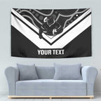 Souths Rugby Custom Tapestry Go Magpies Mascot Aboriginal Art - Aussie Hoodie