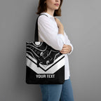 Souths Rugby Custom Tote Bag Go Magpies Mascot Aboriginal Art - Aussie Hoodie