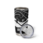 Souths Rugby Custom Tumbler Cup Go Magpies Mascot Aboriginal Art - Aussie Hoodie