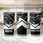 Souths Rugby Custom Tumbler Cup Go Magpies Mascot Aboriginal Art - Aussie Hoodie