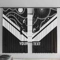 Souths Rugby Custom Window Curtain Go Magpies Mascot Aboriginal Art - Aussie Hoodie
