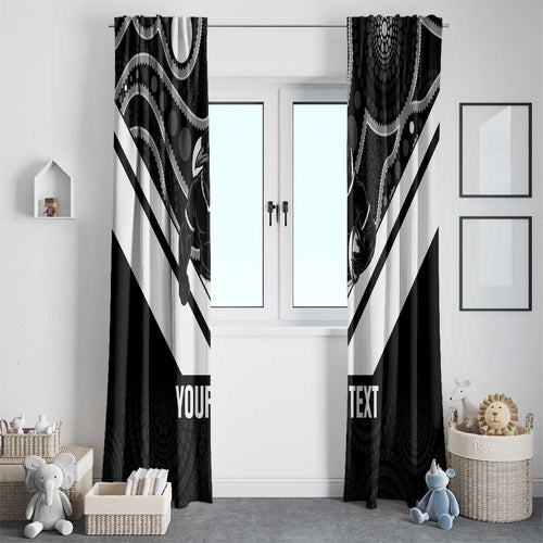Souths Rugby Custom Window Curtain Go Magpies Mascot Aboriginal Art - Aussie Hoodie