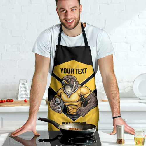 Sunshine Coast Rugby Custom Apron Go Falcons Mascot Sporty Style - Aussie Hoodie