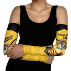 Sunshine Coast Rugby Custom Arm Sleeves Go Falcons Mascot Sporty Style - Aussie Hoodie