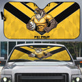 Sunshine Coast Rugby Custom Auto Sun Shade Go Falcons Mascot Sporty Style - Aussie Hoodie