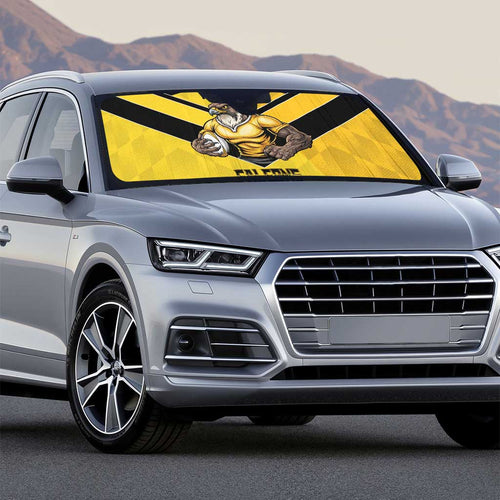 Sunshine Coast Rugby Custom Auto Sun Shade Go Falcons Mascot Sporty Style - Aussie Hoodie