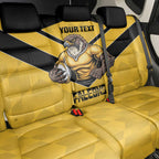Sunshine Coast Rugby Custom Back Car Seat Cover Go Falcons Mascot Sporty Style - Aussie Hoodie