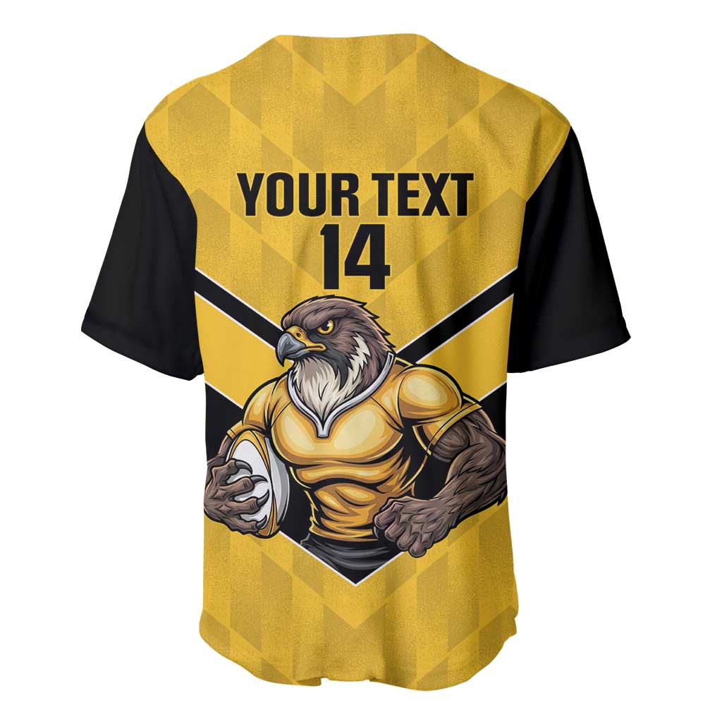 Sunshine Coast Rugby Custom Baseball Jersey Go Falcons Mascot Sporty Style - Aussie Hoodie