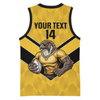 Sunshine Coast Rugby Custom Basketball Jersey Go Falcons Mascot Sporty Style - Aussie Hoodie