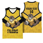 Sunshine Coast Rugby Custom Basketball Jersey Go Falcons Mascot Sporty Style - Aussie Hoodie