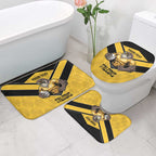 Sunshine Coast Rugby Custom Bathroom Set Go Falcons Mascot Sporty Style - Aussie Hoodie