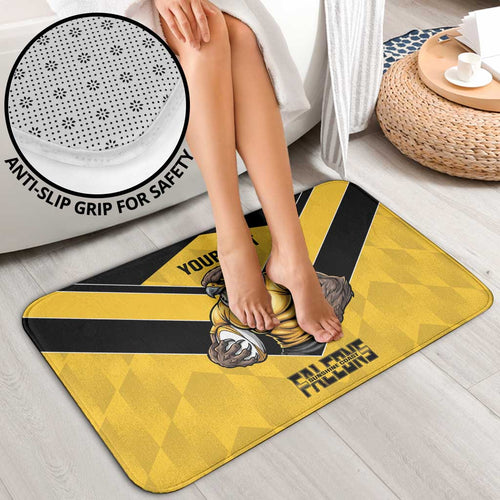 Sunshine Coast Rugby Custom Bathroom Set Go Falcons Mascot Sporty Style - Aussie Hoodie