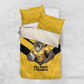Sunshine Coast Rugby Custom Bedding Set Go Falcons Mascot Sporty Style - Aussie Hoodie