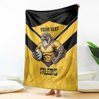 Sunshine Coast Rugby Custom Blanket Go Falcons Mascot Sporty Style - Aussie Hoodie