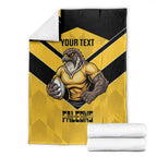 Sunshine Coast Rugby Custom Blanket Go Falcons Mascot Sporty Style - Aussie Hoodie