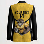 Sunshine Coast Rugby Custom Blazer Go Falcons Mascot Sporty Style - Aussie Hoodie