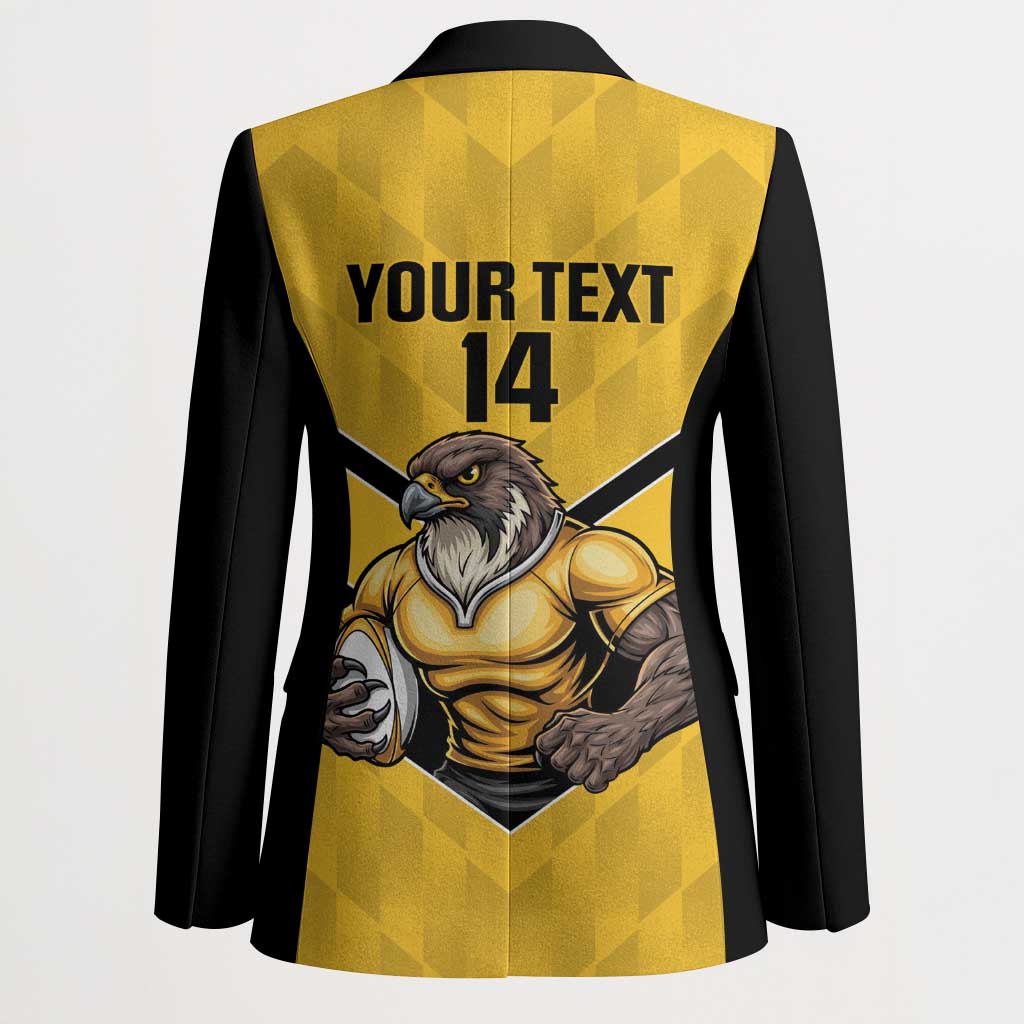 Sunshine Coast Rugby Custom Blazer Go Falcons Mascot Sporty Style - Aussie Hoodie