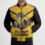Sunshine Coast Rugby Custom Bomber Puffer Jacket Go Falcons Mascot Sporty Style - Aussie Hoodie