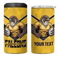 Sunshine Coast Rugby Custom 4 in 1 Can Cooler Tumbler Go Falcons Mascot Sporty Style - Aussie Hoodie