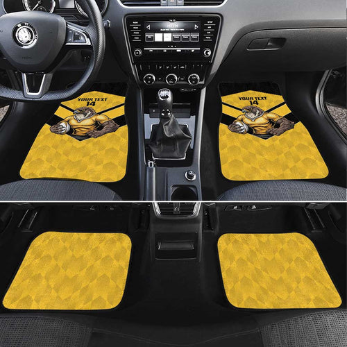 Sunshine Coast Rugby Custom Car Mats Go Falcons Mascot Sporty Style - Aussie Hoodie