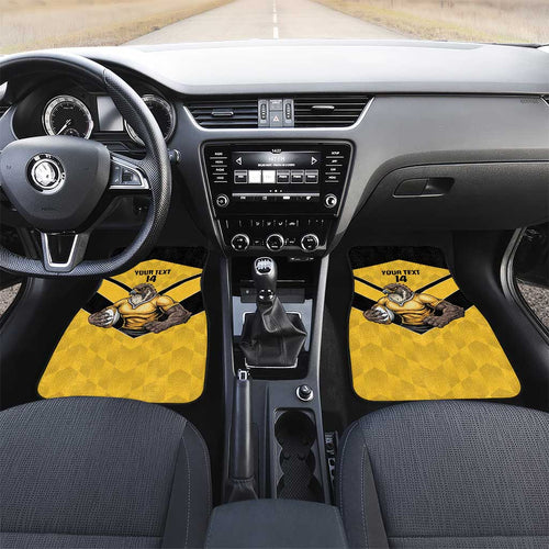 Sunshine Coast Rugby Custom Car Mats Go Falcons Mascot Sporty Style - Aussie Hoodie