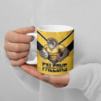 Sunshine Coast Rugby Custom Ceramic Mug Go Falcons Mascot Sporty Style - Aussie Hoodie