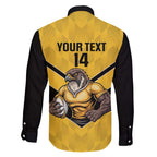 Sunshine Coast Rugby Custom Family Matching Puletasi and Hawaiian Shirt Go Falcons Mascot Sporty Style - Aussie Hoodie
