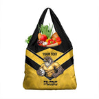 Sunshine Coast Rugby Custom Grocery Bag Go Falcons Mascot Sporty Style - Aussie Hoodie