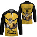 Sunshine Coast Rugby Custom Hockey Jersey Go Falcons Mascot Sporty Style - Aussie Hoodie