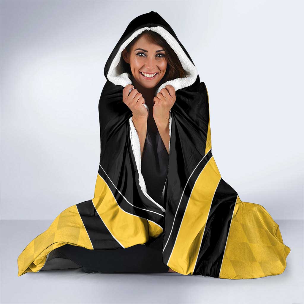 Sunshine Coast Rugby Custom Hooded Blanket Go Falcons Mascot Sporty Style - Aussie Hoodie