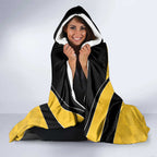 Sunshine Coast Rugby Custom Hooded Blanket Go Falcons Mascot Sporty Style - Aussie Hoodie